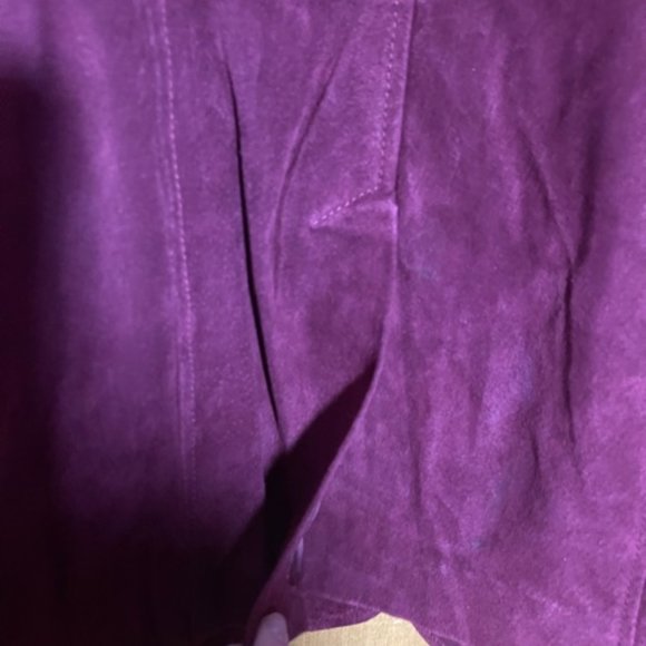 Cranberry leather/suede new jacket - Picture 11 of 14